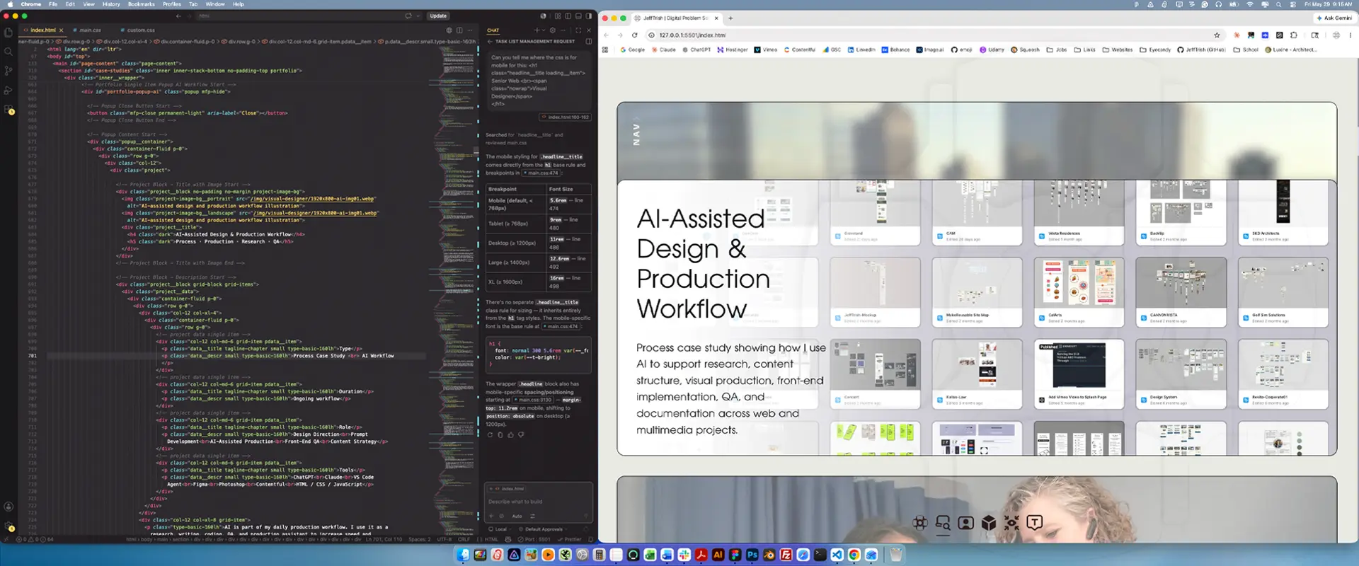 AI workflow process illustration