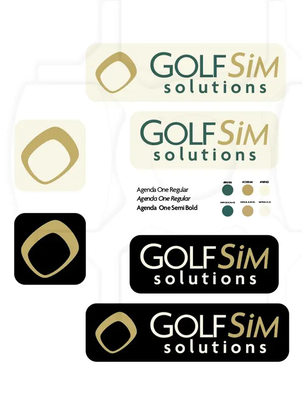 Golf SIM Solutions Illustration